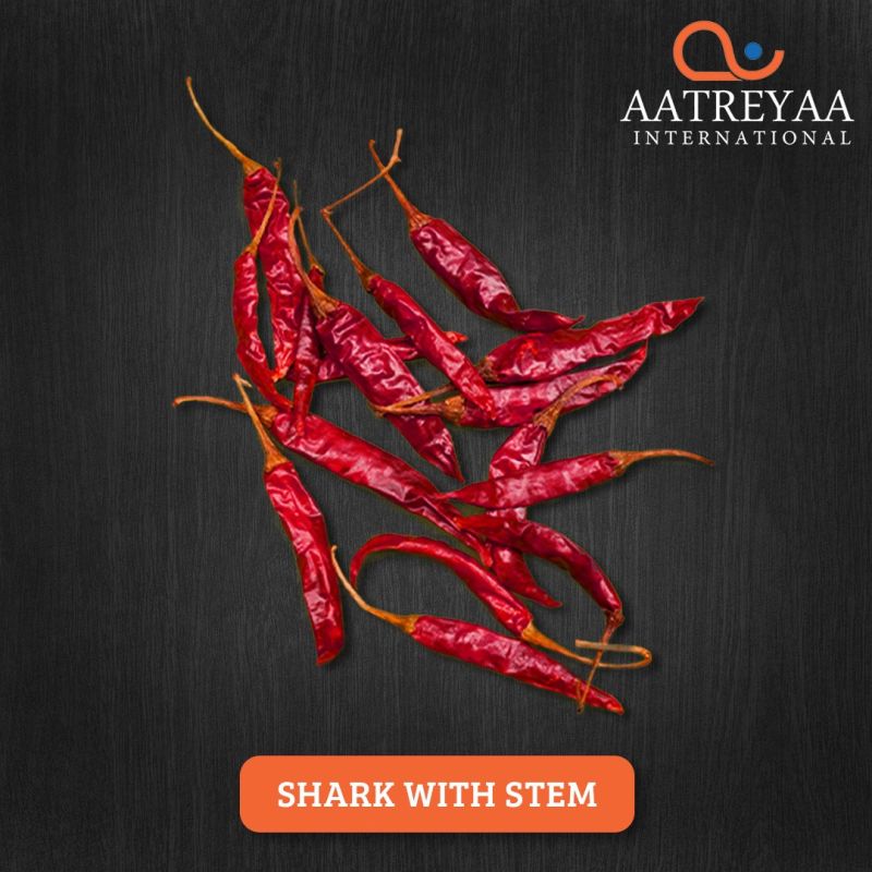Shark with Stem Dry Red Chilli for Spices