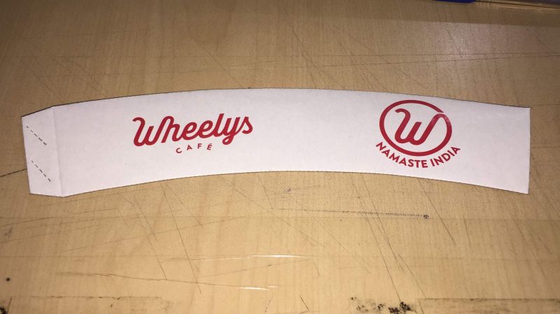 Paper Coffee Cup Sleeve