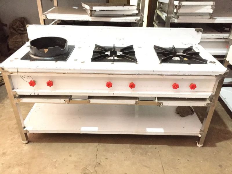 3 Burner Commercial Gas Stove