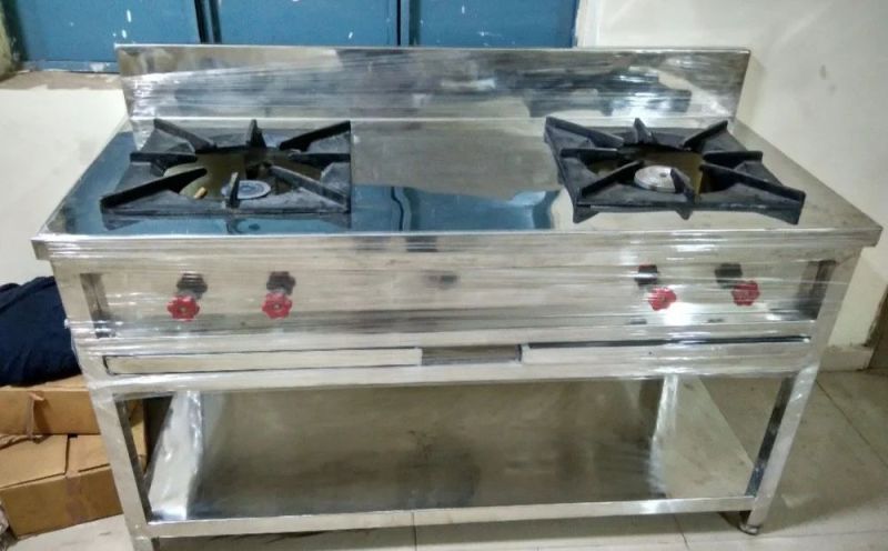 2 Burner Commercial Gas Stove