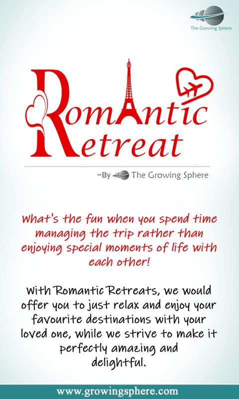 romantic retreat tour package