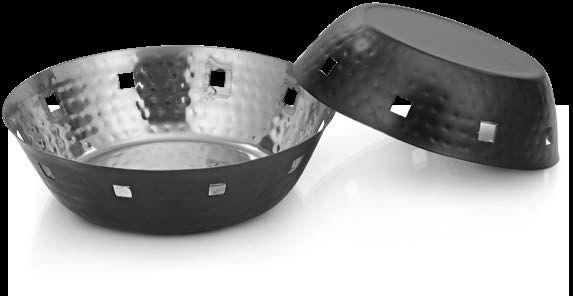 BM-3UBB-SH1 Stainless Steel Round Bread Basket