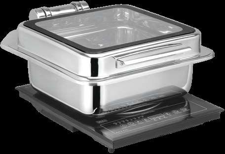 Square Stainless Steel Induction Based Chafing Dish