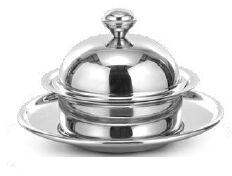 Stainless Steel Butter Dish, for Serving Food