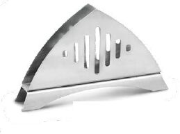 Plain Polish Stainless Steel Napkin Holder, Packaging Type : Paper Box