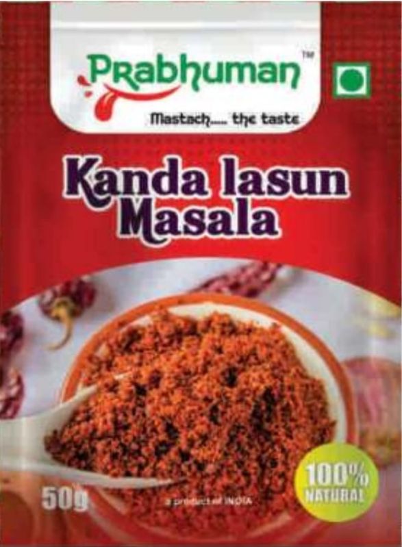 Prabhuman Blended Kanda Lasun Masala Powder for Cooking
