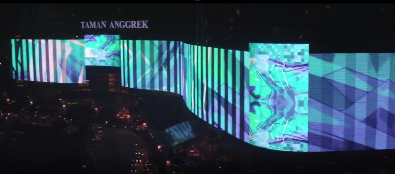 Lightweight curvable LED Video Display Screen