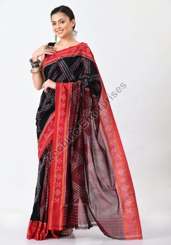 Party Wear Sambalpuri Saree, Packaging Type : Zip Bag