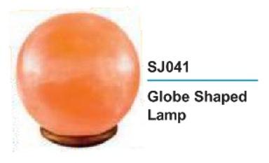 Globe Shaped Rock Salt Lamp, for Home Decoration