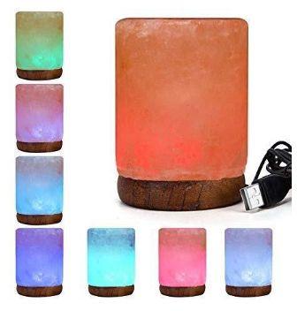 Multicolour Rock Salt Lamp, for Home Decoration