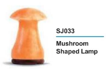 Mushroom Shaped Rock Salt Lamp, for Home Decoration