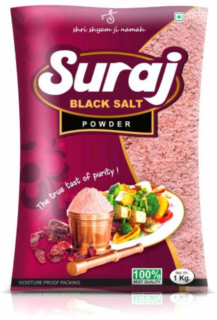 Suraj Black Salt Powder, Packaging Type : HDPE Bag