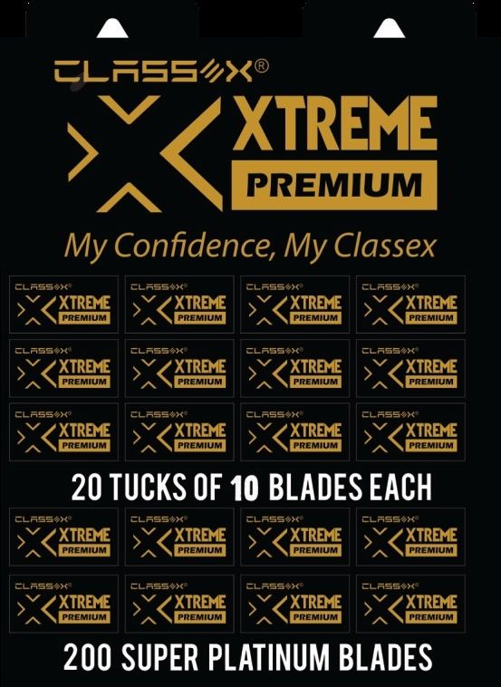 Xtreme Premium Stainless Steel Razor Blades for Shaving