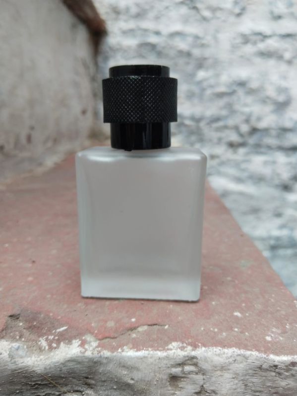 Plain Glass Frosted Perfume Bottle