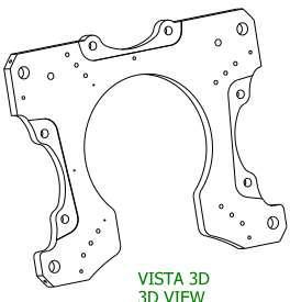 Gamesa G5X Brake Caliper Mounting Plate