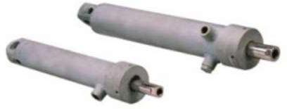 Grey Metal Micon Blade Hydraulic Cylinder