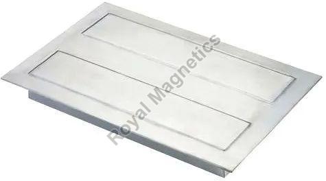 Rectangular Polished Metal Flat Magnet Plate, for Industrial, Feature : Corrosion Resistance, Dimensional