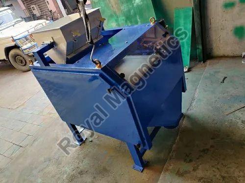 Blue Electric Magnetic Destoner Machine, for Industrial, Automatic Grade : Automatic