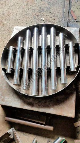 Silver Round MS Magnet Grill, for Industrial, Feature : Prefect Finished, Rust Proof