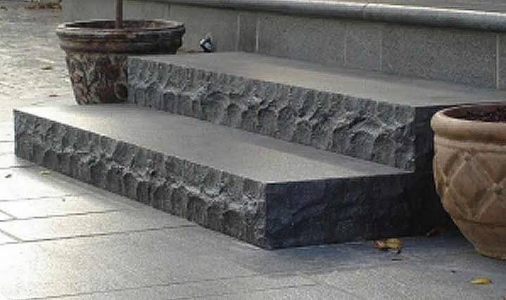Black Sand Stone Step for Stairs