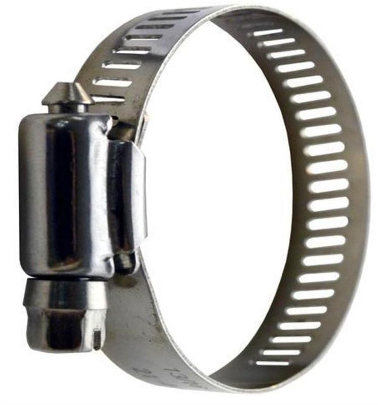 Polished Stainless Steel Hose Clamp, Certification : ISI Certified