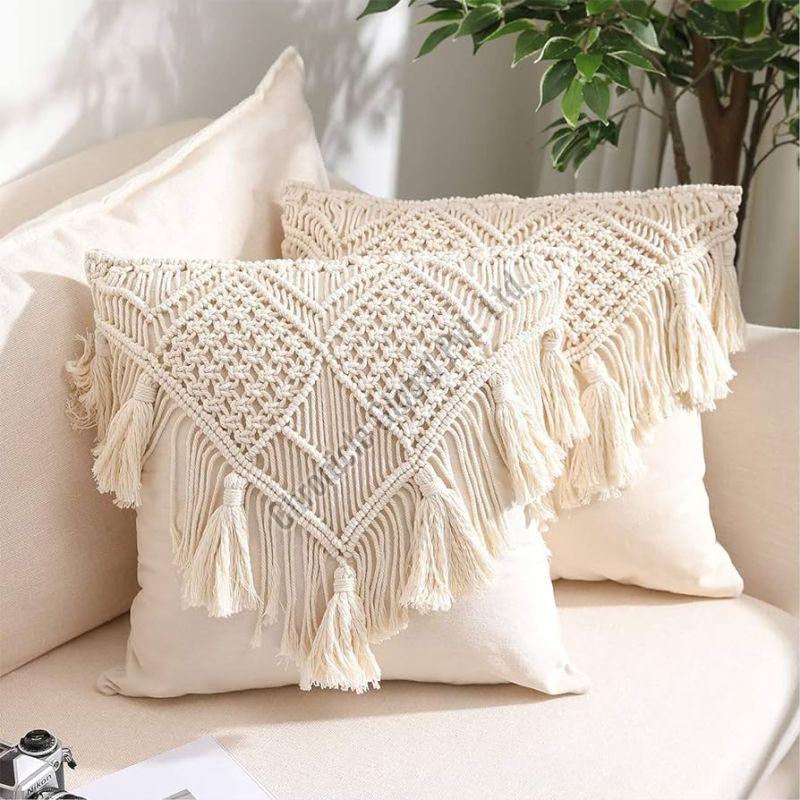 White Cushion Cover, for Sofa, Chairs, Feature : Eco Friendly