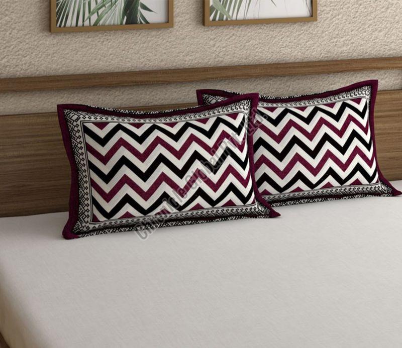 Printed Cotton Pillow Cover, Size : Multisizes