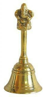 Polished Brass Pooja Ghanti for Temple, Home
