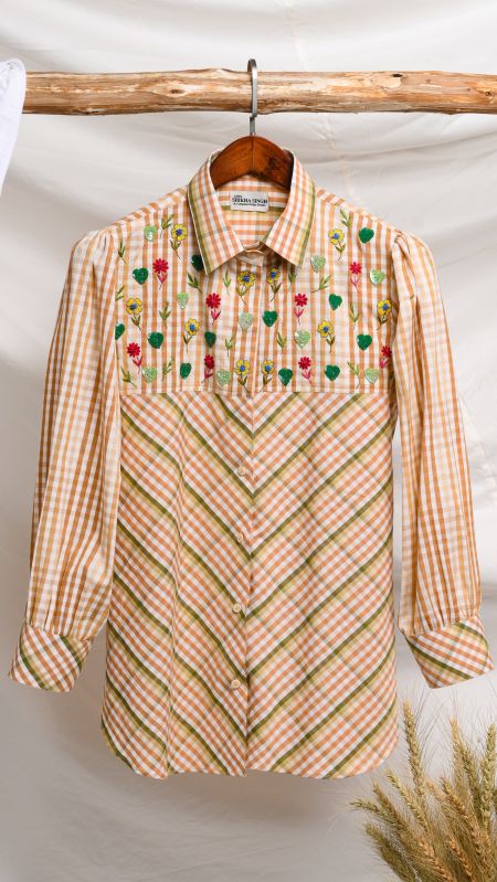 Plain Ladies Cotton Shirts, Technics : Machine Made, Embroidery Work