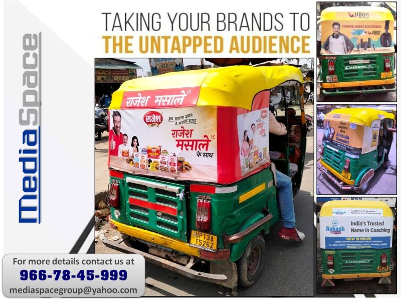 auto rickshaw branding