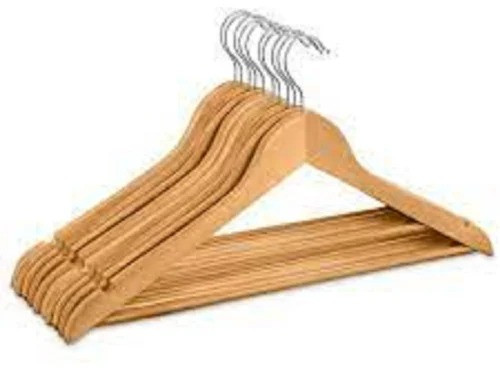 Plain Wooden Hangers for Hotel, Restaurant, Home, Showroom