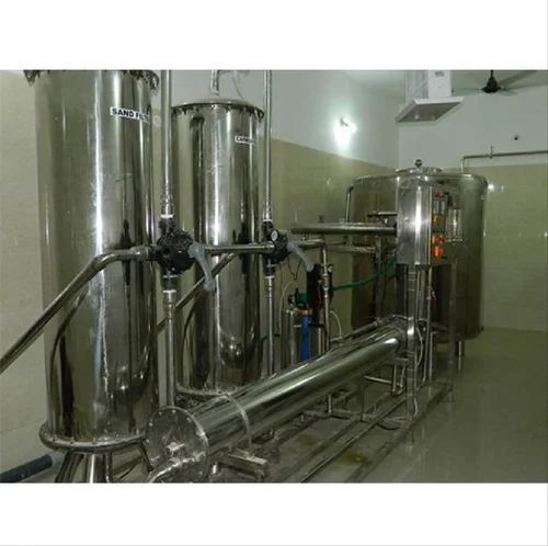 Semi Automatic Polished Stainless Steel Packaged Water Treatment Plant for Industrial