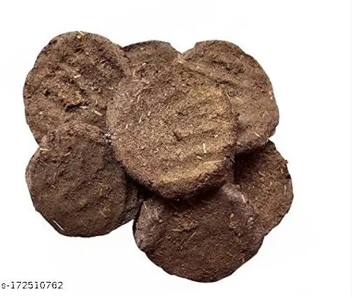 Dry Cow Dung Cake, Color : Brown