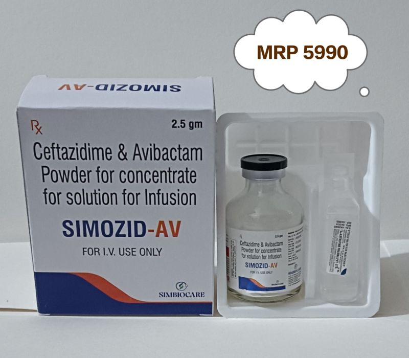 Ceftazidime Avibactam Powder Concrete Solution Infusion Injection