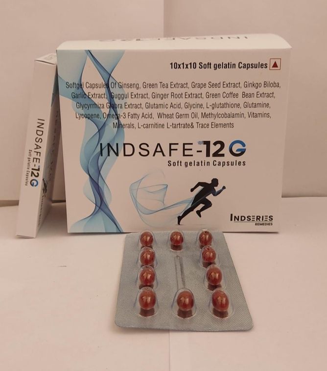 Indsafe-12g Soft Gelatin Capsules for Clinical, Personal