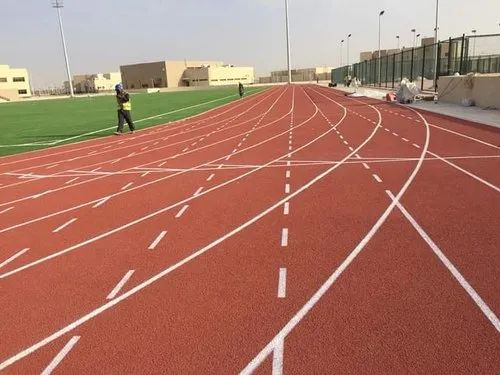 Synthetic Athletic Running Track