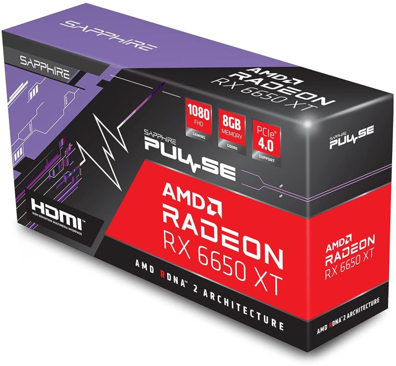 Sapphire Pulse AMD Radeon RX 6650 XT pci_e_x16 Graphics Card