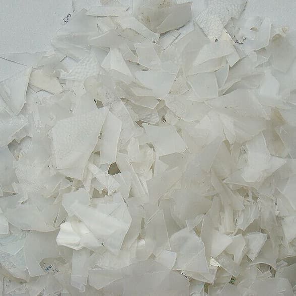 Milky White Crushed Pet Bottle Scrap for Plastic Recycle