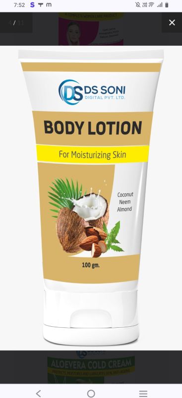 Coconut Neem Almond Herbal Body Lotion, Certification : Fssai, Aayush Mantralaya