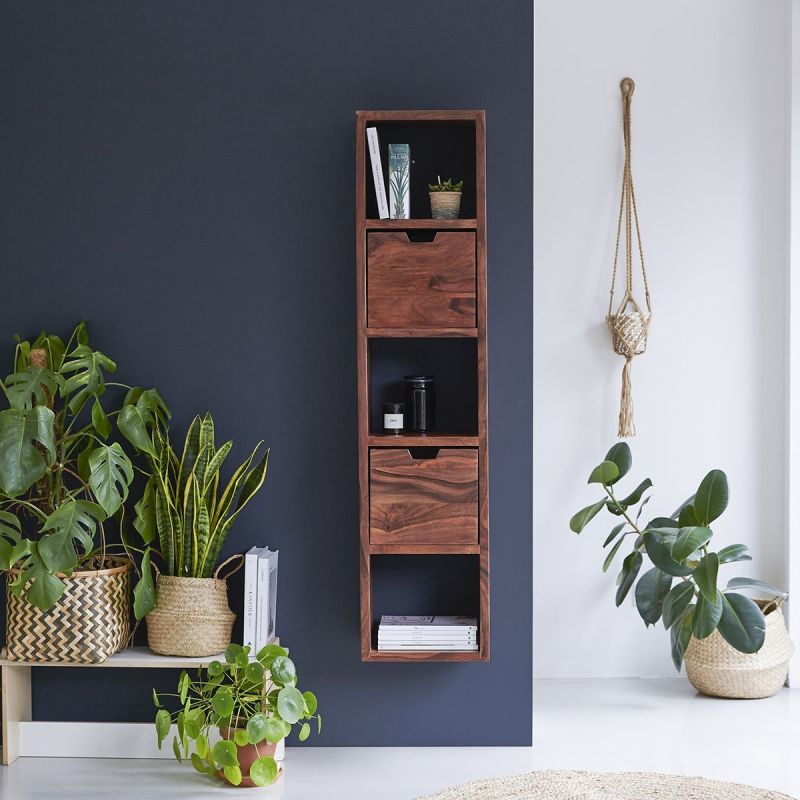 Dessart Solid Sheesham Wood Book Shelf