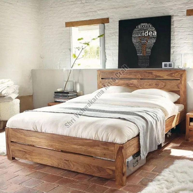 Dessart Modern Sheesham Wood Bed