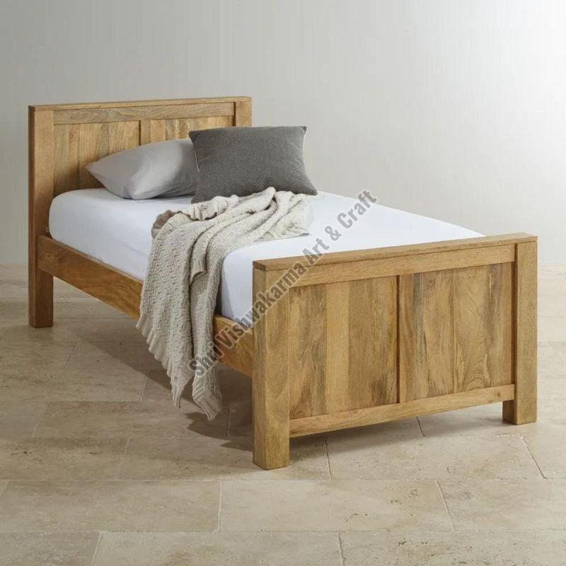 (Approx) 35 Kg Single Bed Mango Wood, Product Type : Knocked Down
