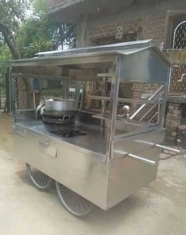 Stainless Steel Food Cart, Usage/Application:Food/Tea/Coffee Cart