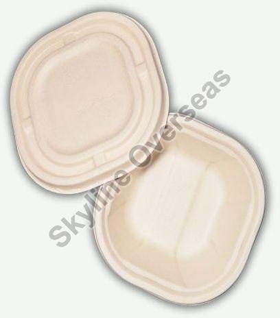 250ml Compostable Sugarcane Bagasse Bowl with Lid