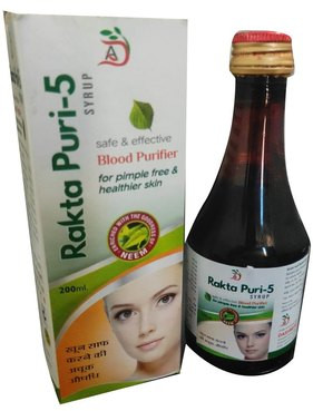 Blood Purifier Syrup Rakta Puri 5, Packaging Type : Plastic Bottle