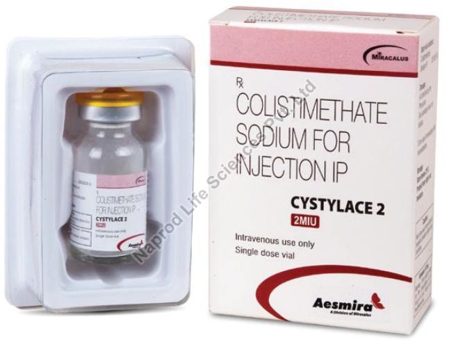 Aesmira Cystylace 2MIU Injection, Packaging Type : Vials