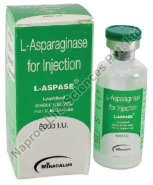 Aesmira L-Aspase 5000IU Injection, Composition : Asparaginase (5000IU)