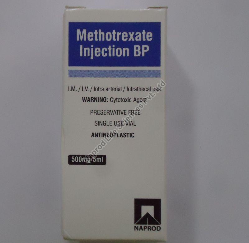 Liquid Methotrexate 500mg Injection, Packaging Size : 5ml