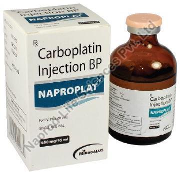 Aesmira Liquid Naproplat 450mg Injection, for Anti-Cancer Medication, Packaging Size : 45ml