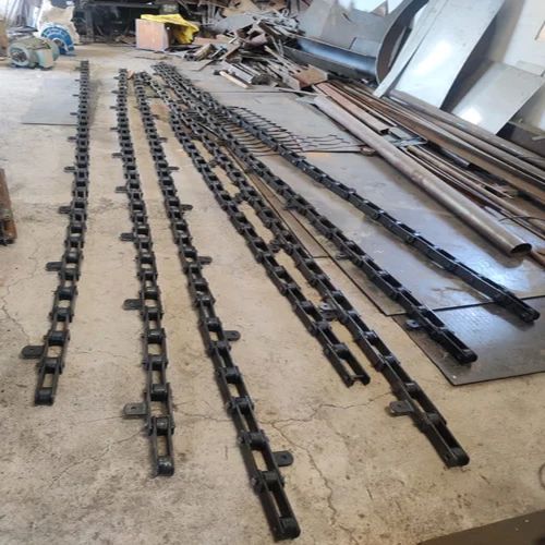 Polished Steel Conveyor Chain, Length : 10-20feet